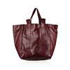 Image 2 : Valentino Garavani Rockstud Handle Burgundy Leather Tote Bag