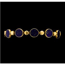 Lapis Lazuli Bracelet - 14KT Rose Gold