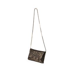 Lanvin Mini Sugar Metallic Gold Leopard Crossbody Bag/Clutch