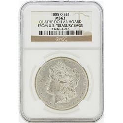 1885-O MS63 NGC Morgan Silver Dollar