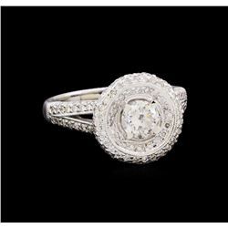 1.72 ctw Diamond Ring - 18KT White Gold