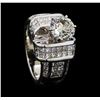 Image 4 : 5.01 ctw Diamond Ring - 18KT White Gold