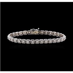 2.92 ctw Diamond Tennis Bracelet - 14KT White Gold