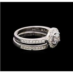 1.30 ctw Diamond Ring - 18KT White Gold