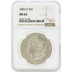 1883-O MS64 NGC Morgan Silver Dollar