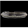 Image 2 : 14KT White Gold 0.60 ctw Diamond Tennis Bracelet