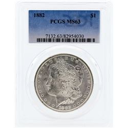 1882 PCGS MS63 Morgan Silver Dollar