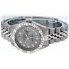 Image 7 : Rolex Ladies SS Slate Grey Diamond Pyramid Bezel Datejust Wristwatch