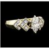 Image 1 : 1.65 ctw Diamond Ring - 14KT Yellow and White Gold