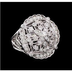 2.04 ctw Diamond Ring - 14KT White Gold