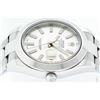 Image 9 : Rolex Stainless Steel White Index DateJust Men's Watch