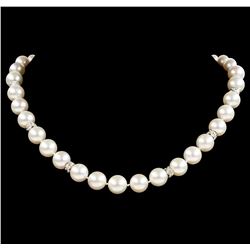 Pearl and Diamond Necklace