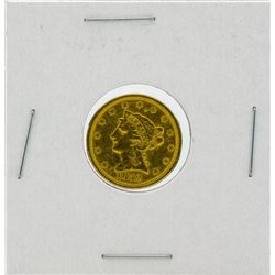 1852 $2.5 Liberty Head Quarter Eagle Gold Coin