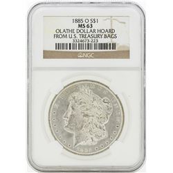 1885-O MS63 NGC Morgan Silver Dollar