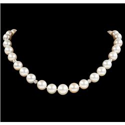 Pearl and Diamond Necklace