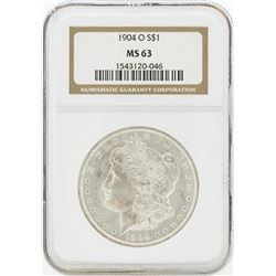 1904-O MS63 NGC Morgan Silver Dollar