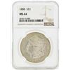Image 1 : 1888 MS64 NGC Morgan Silver Dollar