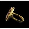 Image 3 : 14KT Yellow Gold 1.80 ctw Ruby and Diamond Ring