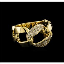 0.45 ctw Diamond Ring - 14KT Yellow Gold