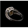 Image 3 : 14KT White Gold 1.11 ctw Diamond Ring