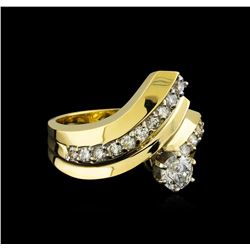 1.03 ctw Diamond Ring - 14KT Yellow Gold