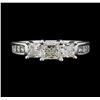 Image 2 : 1.48 ctw Diamond Ring - 14KT White Gold