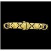Image 3 : 3.65 ctw Sapphire And Diamond Bracelet - 14KT Yellow Gold