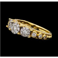 1.22 ctw Diamond Ring - 18KT Yellow Gold