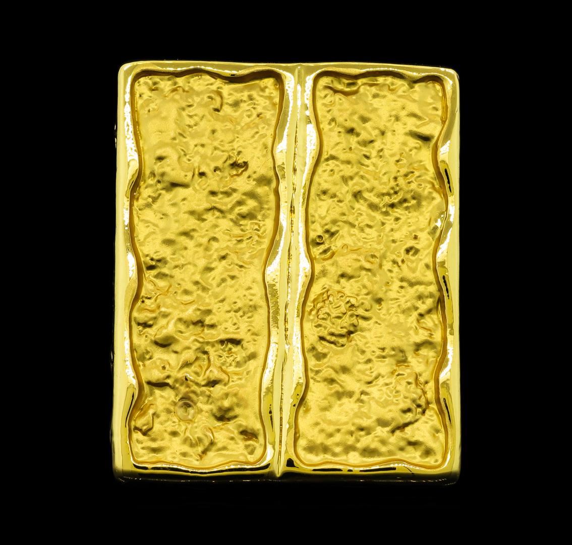 Rectangular Ring - Gold Plated