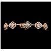 Image 3 : 5.00 ctw Diamond Bracelet - 14KT Rose Gold