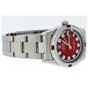 Image 2 : Rolex Stainless Steel VVS Diamond and Ruby DateJust Midsize Watch