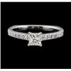 Image 2 : 0.71 ctw Diamond Ring - 14KT White Gold