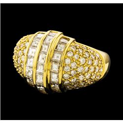 Diamond Ring - 18KT Yellow Gold