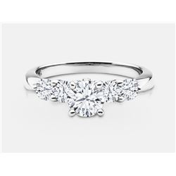 Diamond Ring - 14KT White Gold