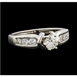 0.80 ctw Diamond Ring - 14KT White Gold