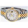 Image 9 : Rolex Two-Tone Diamond Quickset DateJust Men's Watch