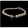 Image 4 : 4.11 ctw Diamond Bracelet - 14KT White Gold