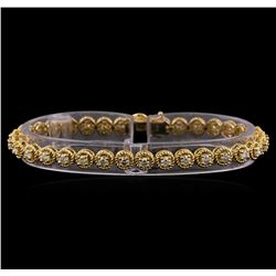 2.74 ctw Diamond Bracelet - 14KT Yellow Gold