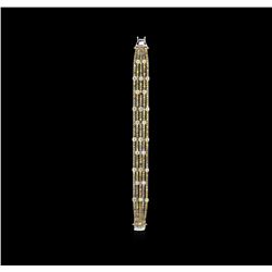 18KT White Gold 19.79tcw Diamond Ribbon Bracelet