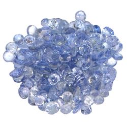 14.13 ctw Round Mixed Tanzanite Parcel