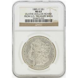 1885-O MS63 NGC Morgan Silver Dollar