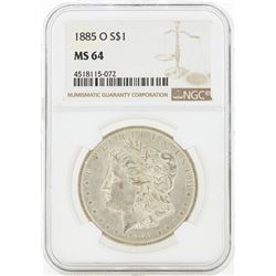 1885-O MS64 NGC Morgan Silver Dollar