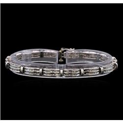 14KT White Gold 2.83 ctw Diamond Bracelet