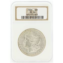 1900 MS64 NGC Morgan Silver Dollar