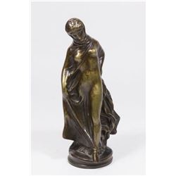 :Bronze Figure, Nude Woman in Shroud