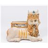 Image 1 : Pottery Planter Lion with Crown