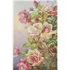Image 2 : Framed Porcelain Plaque Depicting Roses