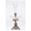 Image 1 : Molded Glass & Metal Epergne