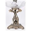 Image 2 : Molded Glass & Metal Epergne