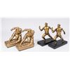 Image 1 : 2 Pairs Figural Male Spelter Bookends